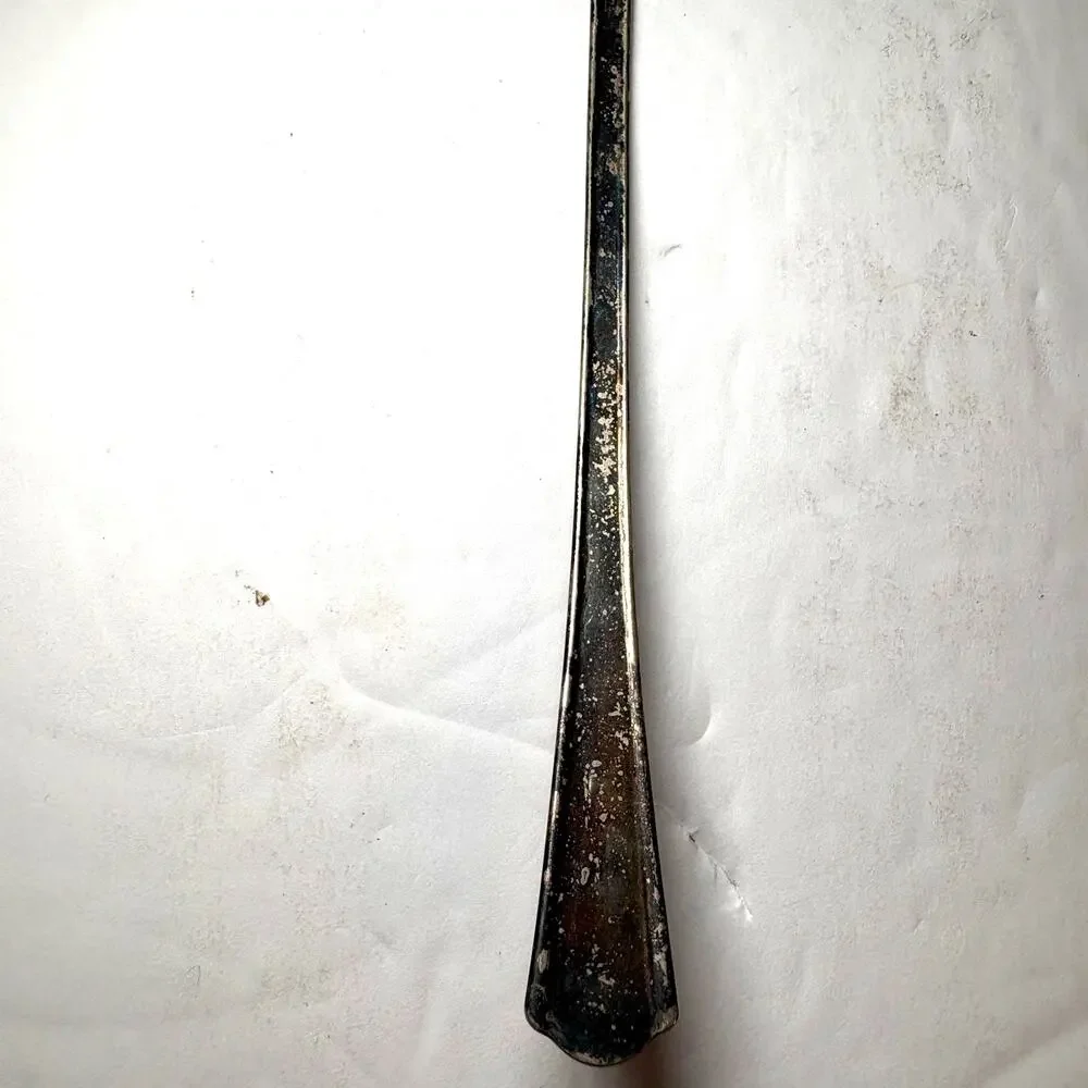Vintage Court Silverplate Teaspoon Art Deco Flatware Spoon Replacement 7.5